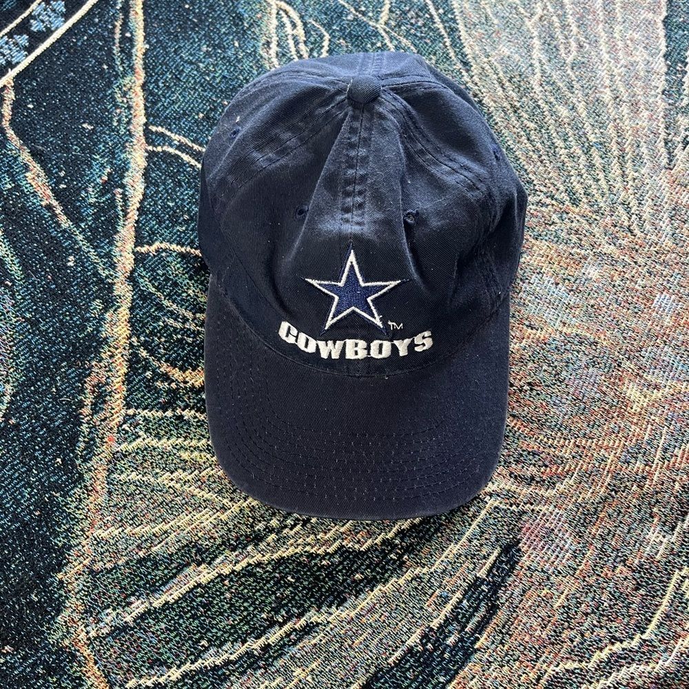 Vintage NFL Dallas Cowboys Dark Navy Blue Baseball Cap SnapBack Streetwear Y2K